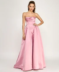 B Darlin Juniors' Strapless Ball Gown