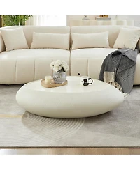 Streamdale Furniture Oval Fiberglass Coffee Table