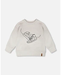 Deux par Deux Toddler Boys French Terry Sweatshirt