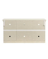 Streamdale Furniture Farmhouse Barn Door Tv Stand Media Console