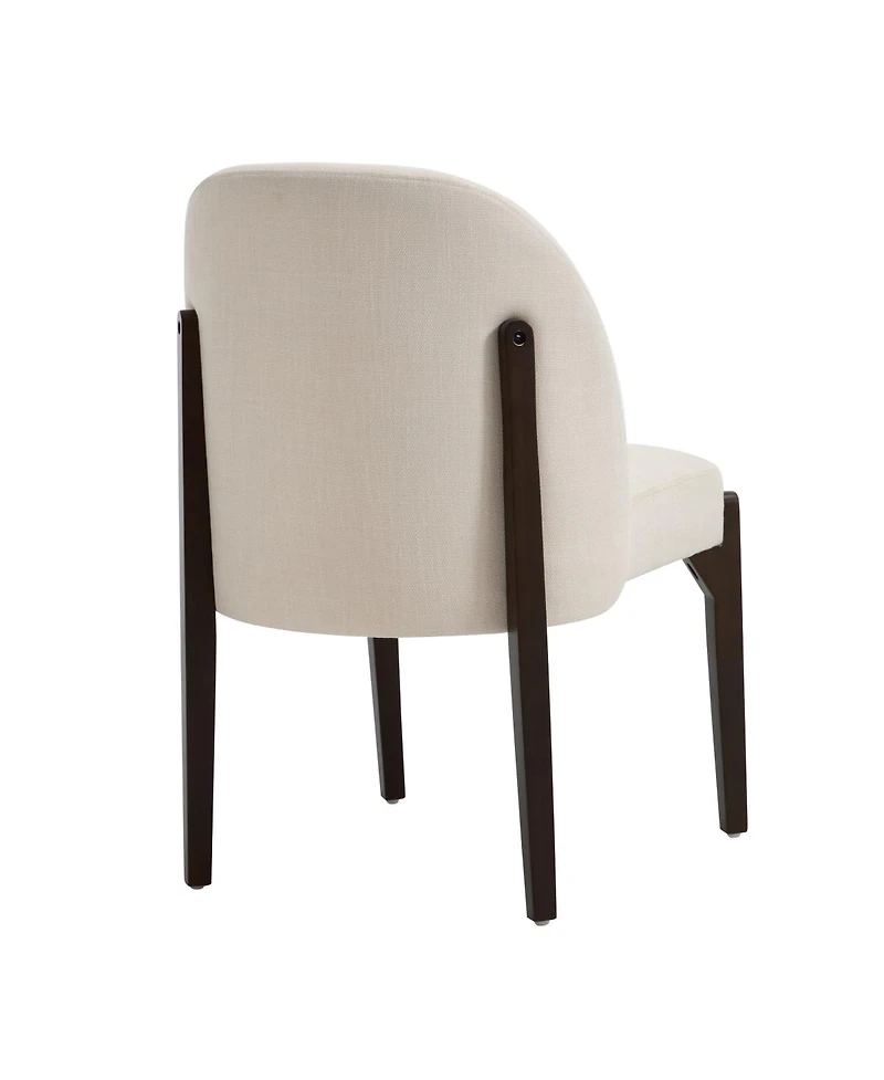 Streamdale Furniture Wooden Dining Chairs Set of 2, Modern Upholstered Kitchen Chairs