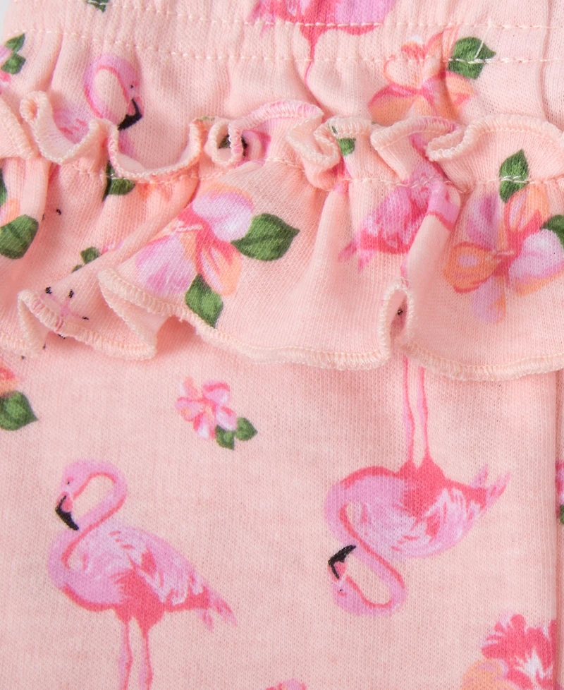 Baby Essentials Girls' Daddy's Sweetheart Bodysuit, Shorts and Sunglasses, 3-Piece Set