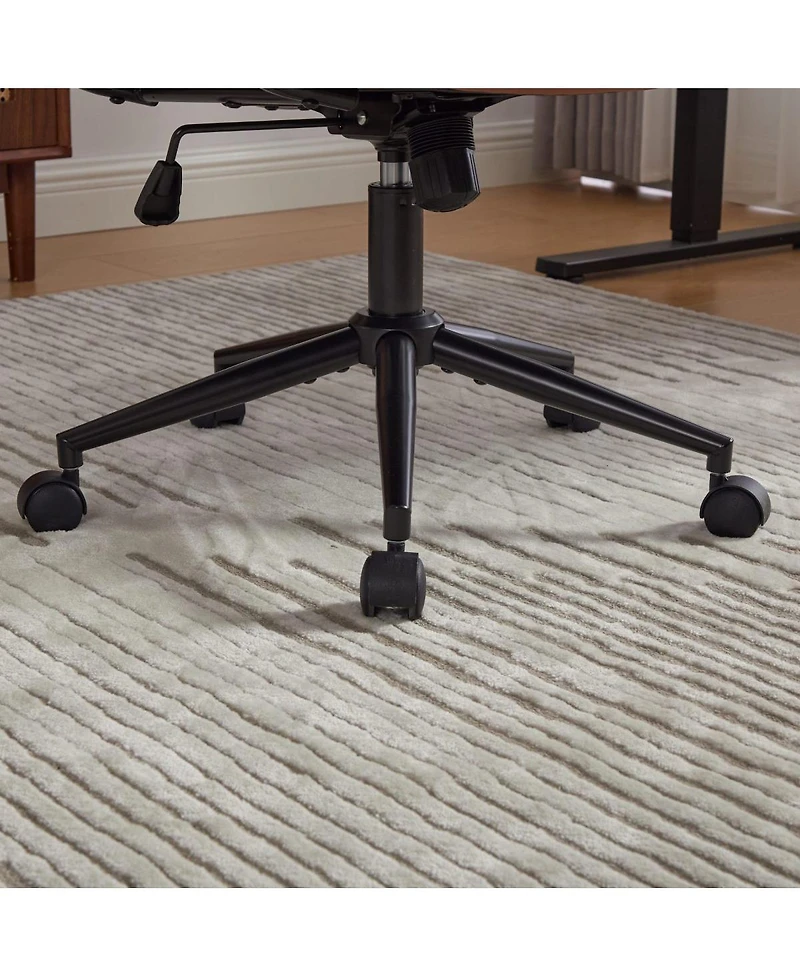 Streamdale Furniture Office Chair, Mid Back Home Office Desk Task Chair with Wheels and Arms