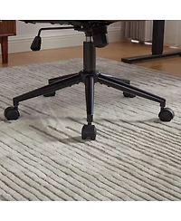 Streamdale Furniture Office Chair, Mid Back Home Office Desk Task Chair with Wheels and Arms