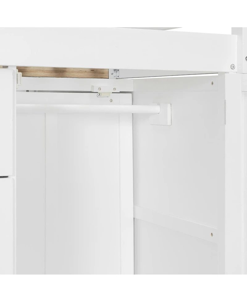 Streamdale Furniture Bunk Bed with Drawers & Wardrobe.