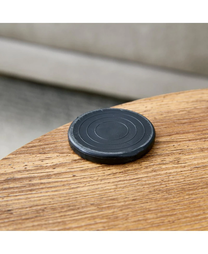 Streamdale Furniture 2 Piece Wood Veneer Nested Coffee Table Set