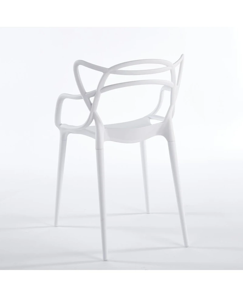 Streamdale Furniture 5pcs Dining Set, Metal Leg Table