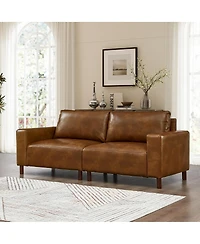 Streamdale Furniture 78.5" Big Loveseat for Living Room, Apartment, Faux Leather Pu Couch