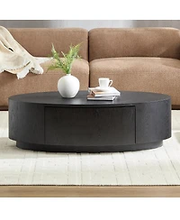Streamdale Furniture Modern Luxury Oval Coffee Table, Elegant Living Room Accent Piece