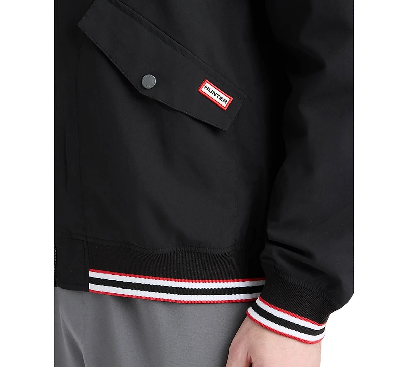 Hunter Men's Gaston Striped Rib Bomber Jacket