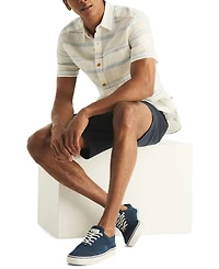 Nautica Men's Short-Sleeve Horizontal Stripes Shirt