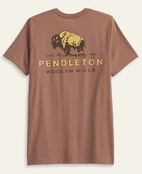 Pendleton Men's Short-Sleeve Bison Graphic T-Shirt