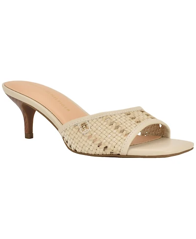 Tommy Hilfiger Women's Claihre Woven Kitten Heel Sandals