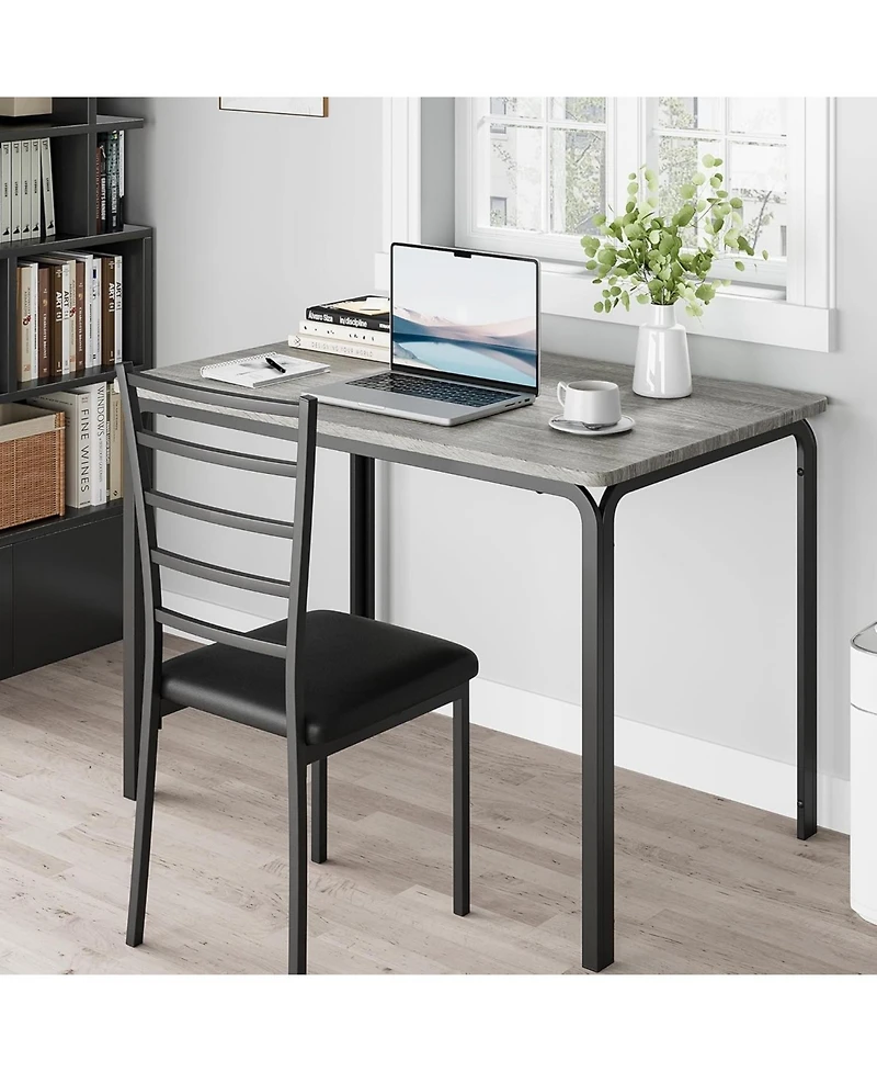 gaomon Dining Table for 2 Small Table and Chairs Set of 2 Dinette Set for 2 Square Dinner Table Set 3 Piece Kitchen and Dining Room Sets