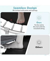 Slickblue 10FT Backyard Trampoline with Enclosure Net