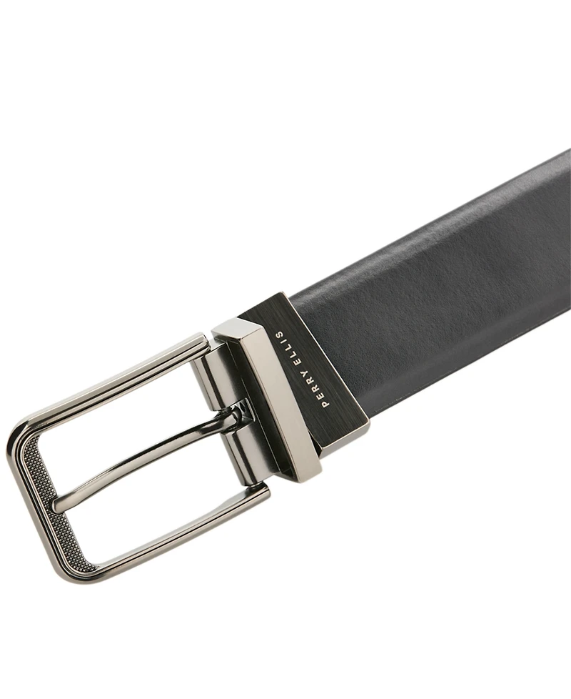 Perry Ellis Portfolio Men's Leather Belt