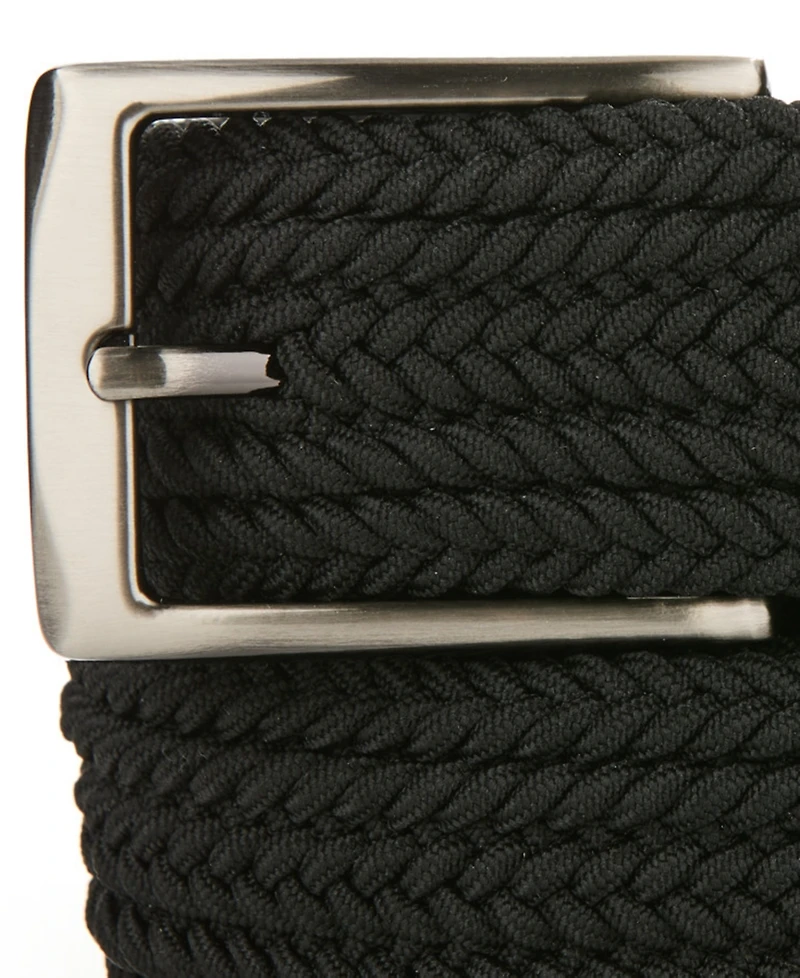 Perry Ellis Portfolio Men's Channel Braided Stretch Belt