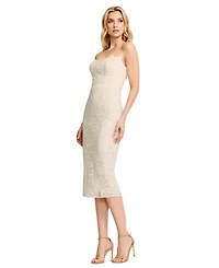 Dress the Population Women's Strapless Midi