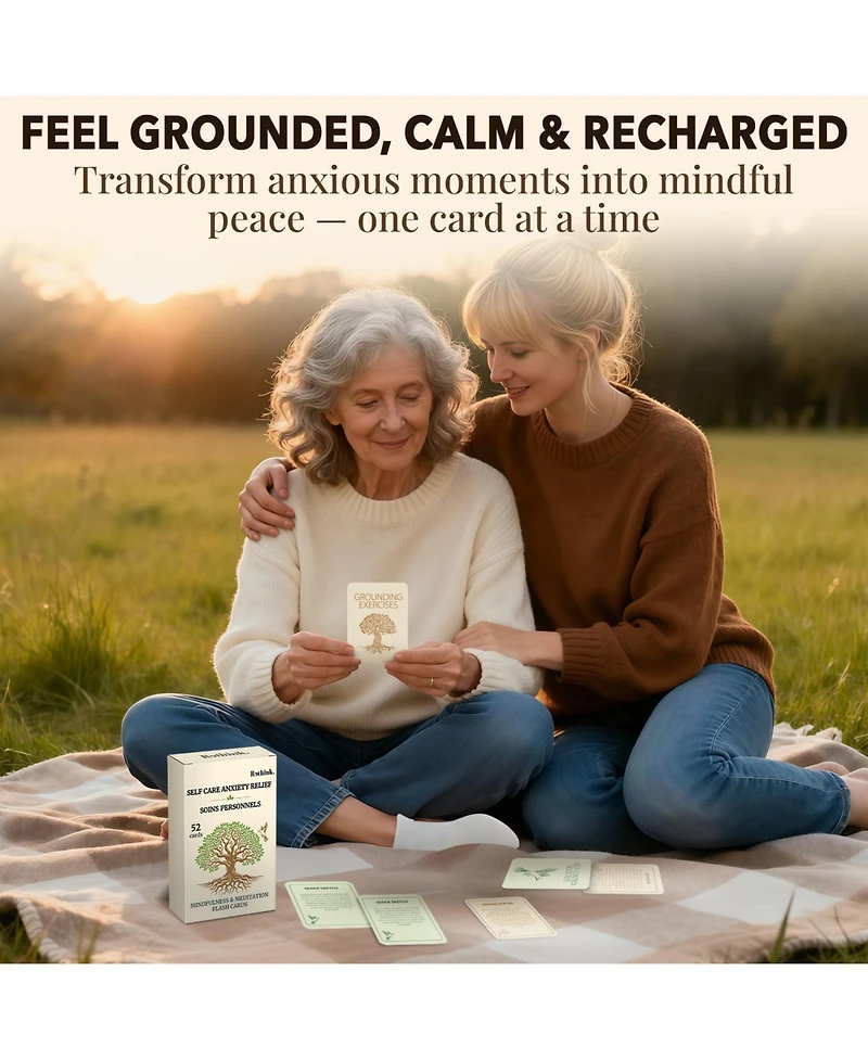 Quokka Self-Care & Anxiety Relief – 52 Mindfulness Cards for Stress Reduction and Emotional Balance