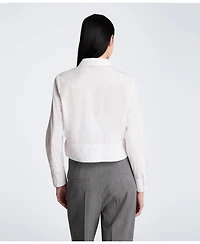 Kenneth Cole Women's Collared Long-Sleeve Shirt