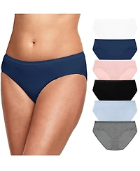 Hanes Women's 6-Pk. Ultimate Breathable Hipster Underwear 41H6CC