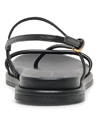 Dolce Vita Women's Dom Strappy Round Toe Footbed Sandals