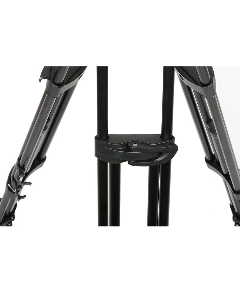 Manfrotto 546GB 3-Section Aluminum Twin Leg Tripod with 502 Fluid Video Head and Ground Spreader