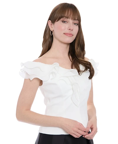 Muse Women's Ruffle Off-The-Shoulder Top