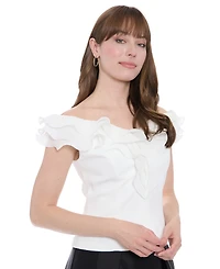 Muse Women's Ruffle Off-The-Shoulder Top