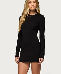Edikted Women's Annyah Long Sleeve Mini Dress
