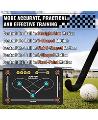 peneyon Field Hockey Training mat | Indoor/Outdoor Hockey Equipment for All Ages,Anti-Slip and Quiet Surface,The Best Gift for Field Hockey Training