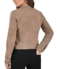 Frye Women's Biker Goat Suede Jacket