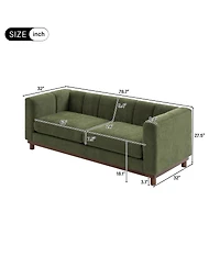Streamdale Furniture Modern Sofa Couch Loveseat for Living Room, Apartment, Small Space