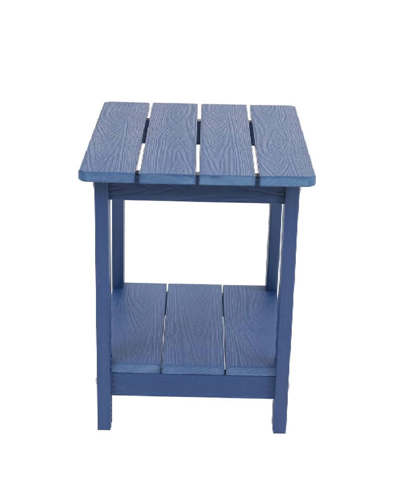 Streamdale Furniture wooden-textured imitation wood side table, perfect for picnics
