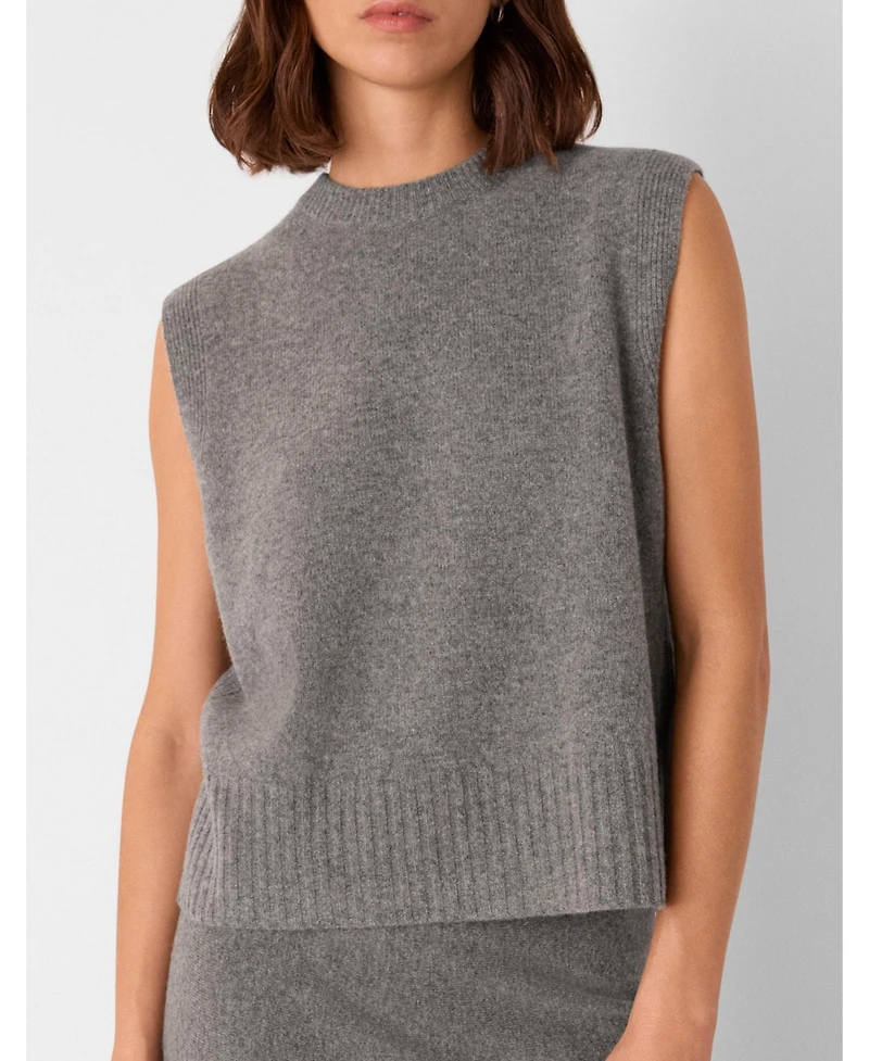 Whistles Women's Knitted Sleeveless Vest