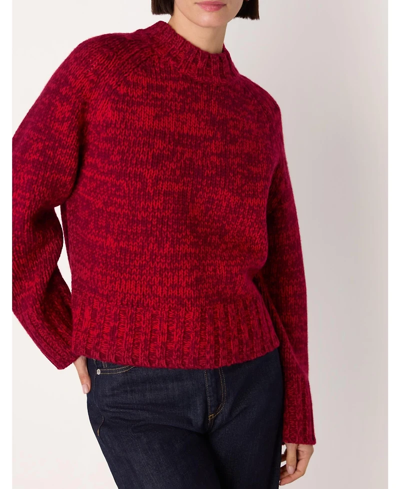 Whistles Women's Chunky Wool Fleck Knit Sweater