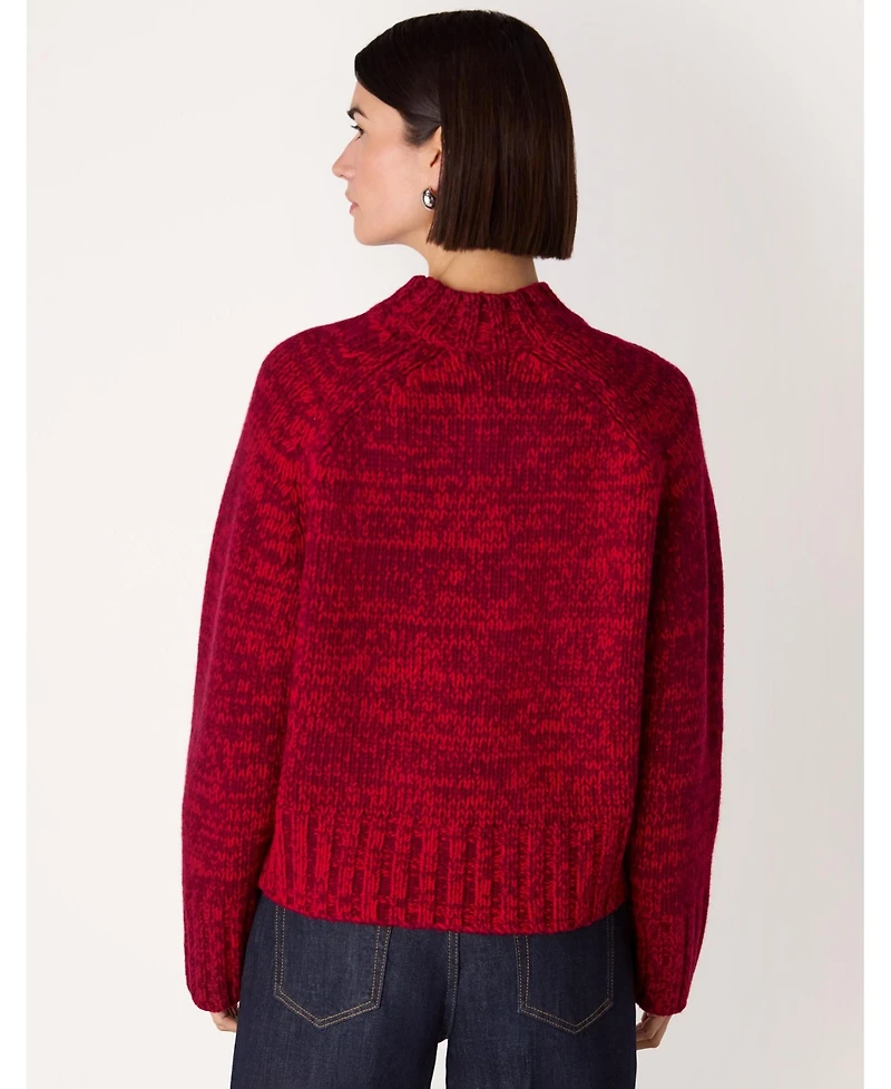 Whistles Women's Chunky Wool Fleck Knit Sweater