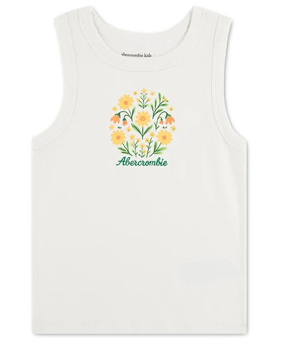 abercrombie kids Girls' Floral Sleeveless Tank Top