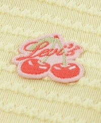 Levi's Toddler Girls' 2T-5T Ruffle Round Neck Top & Shorts, 2-Piece Set