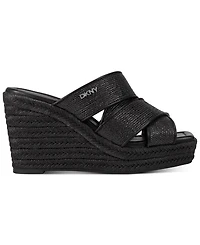Dkny Women's Cresson Slip-On Wedge Sandals
