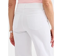Style & Co Women's High Rise Pull-On Cropped Jeans