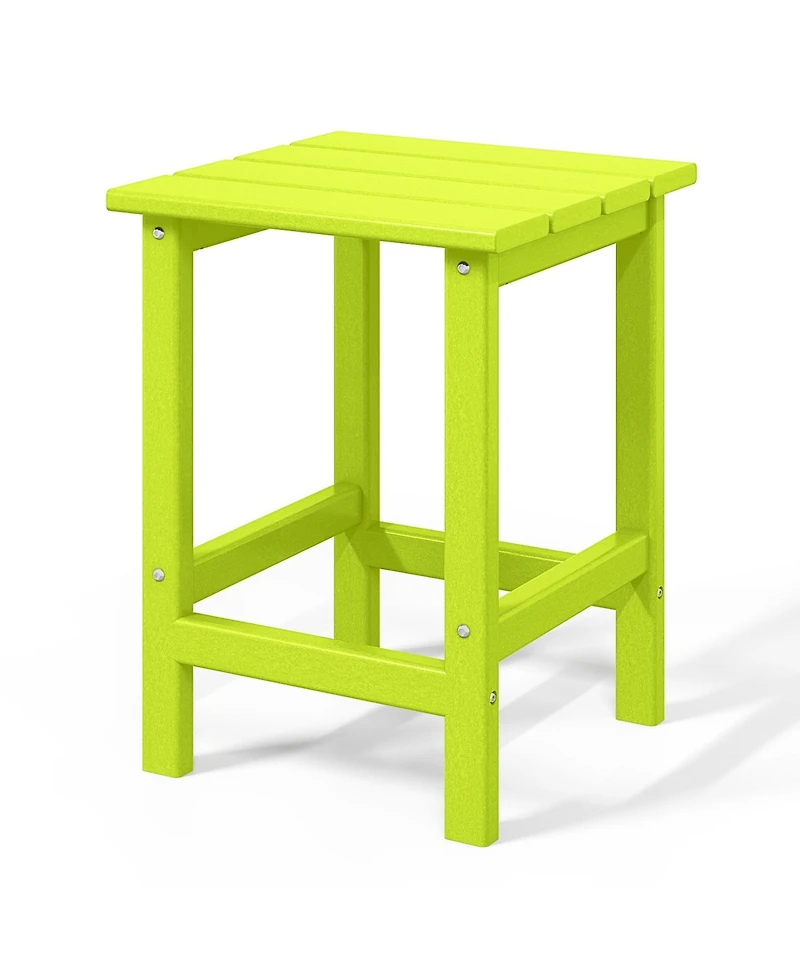 WestinTrends 5-Piece Adirondack Chair with Folding Ottoman and Table Set