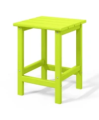 WestinTrends 5-Piece Adirondack Chair with Folding Ottoman and Table Set