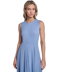 Calvin Klein Women's Sleeveless Pleated Midi Dress