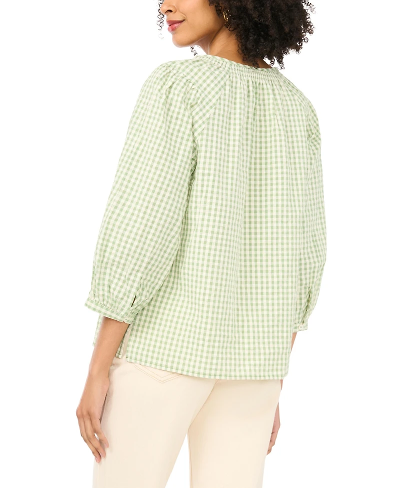 Vince Camuto Women's Ruffle Neck Blouse