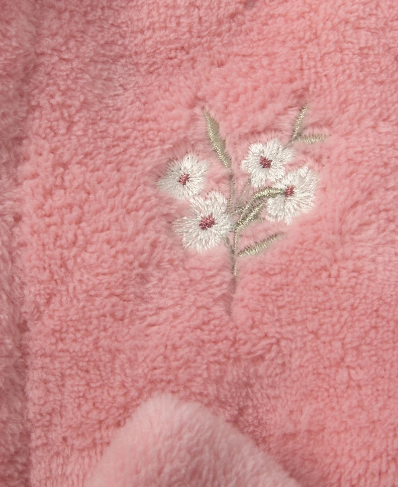 Baby Essentials Girls' Floral Robe and Footed Sleeper, 2-Piece Set