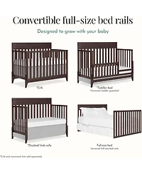 Evolur Atlas Full Size Bed Rails, Durable Hardwood, Child Comfortable, Simple & Secure Installion