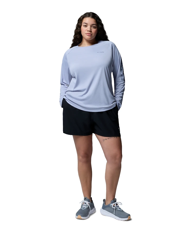 Columbia Plus Size Pfg Tidal Tee Ii Omni-Shade T-Shirt