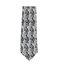 Trafalgar Men's Ambrose Dapper Night Silk Formal End Suspenders and Necktie Set