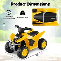 Slickblue 6V Kids Ride On Atv with Horn Sound for Toddlers 18–36 Months